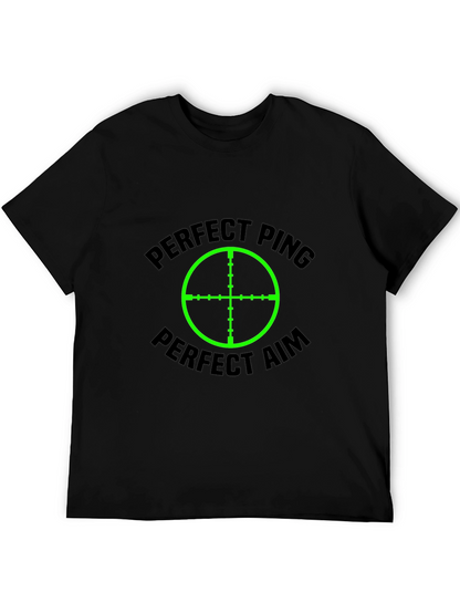 Perfect Ping Aim Black T-Shirt