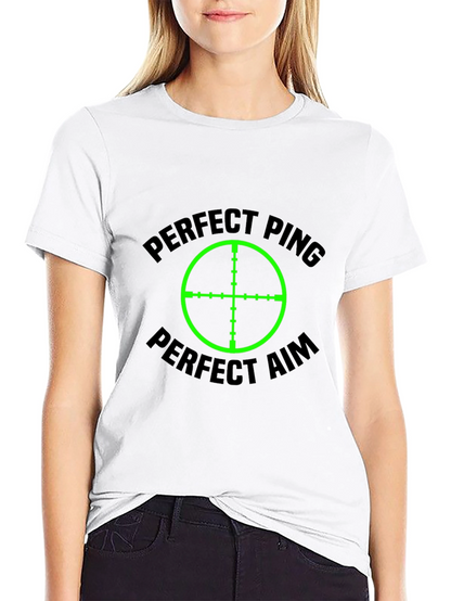 Perfect Ping Aim Black T-Shirt