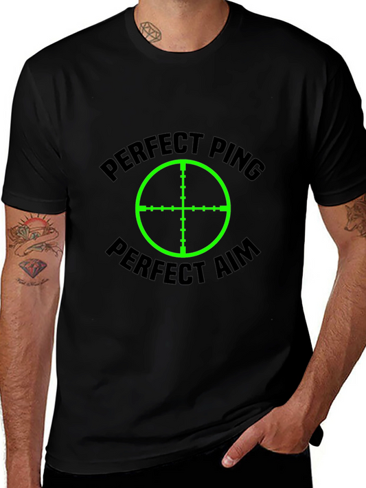 Perfect Ping Aim Black T-Shirt