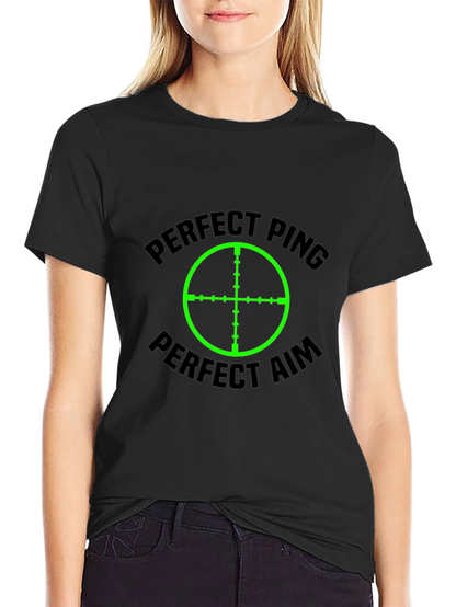 Perfect Ping Aim Black T-Shirt