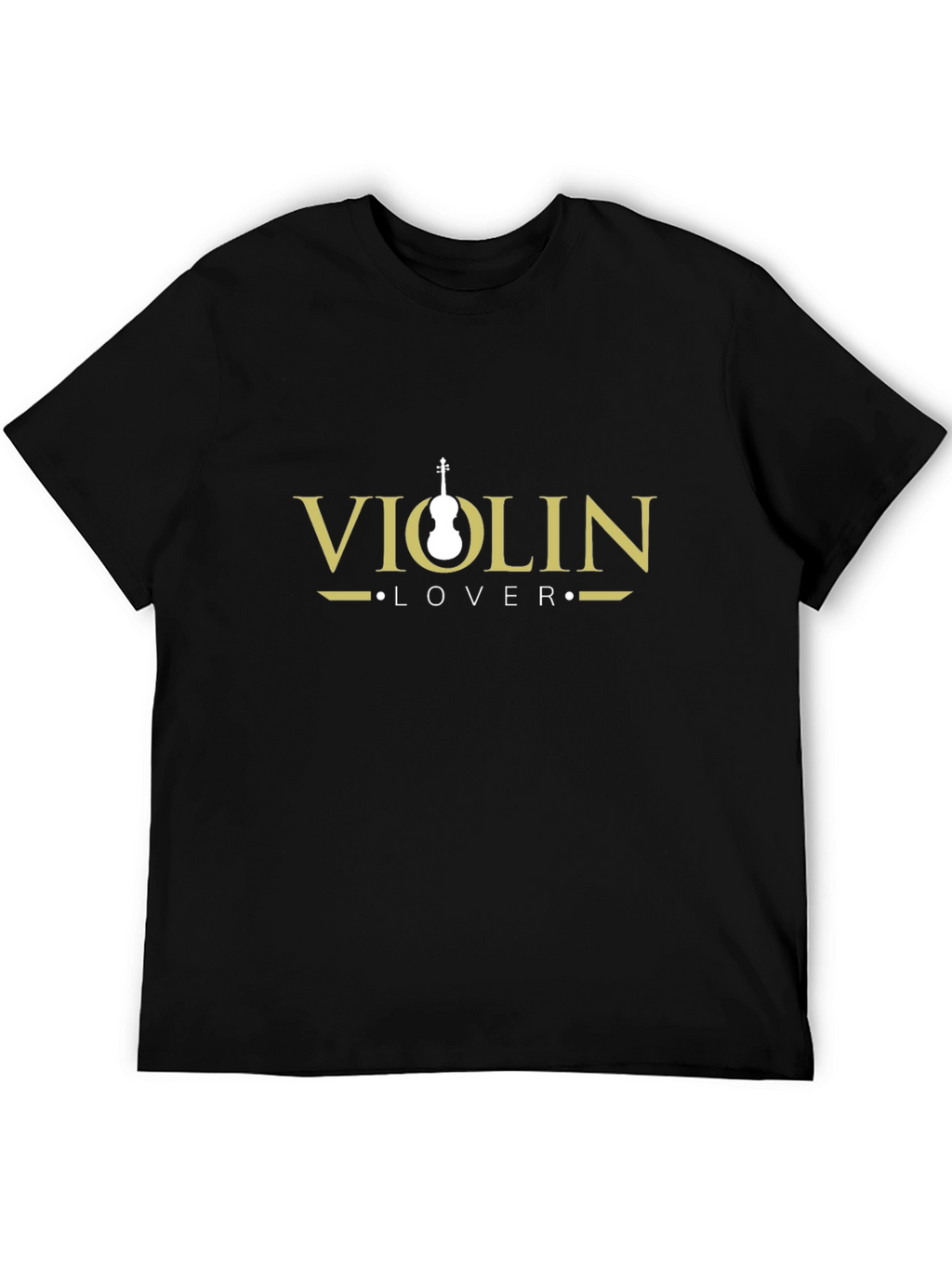 Violin Lover Black T-Shirt