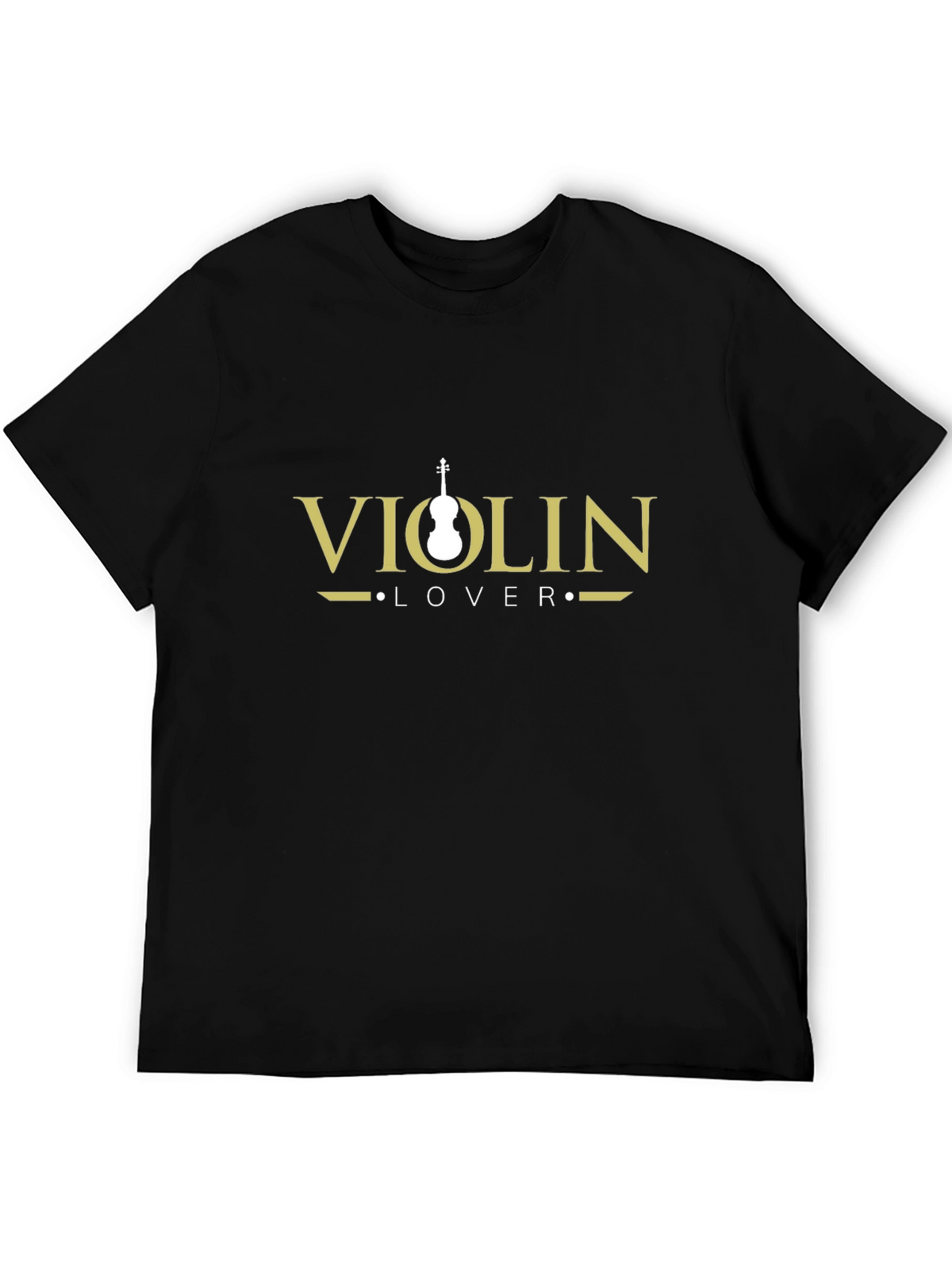 Violin Lover Black T-Shirt
