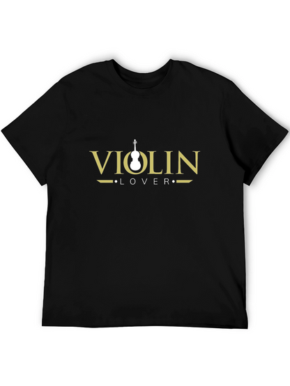 Violin Lover Black T-Shirt