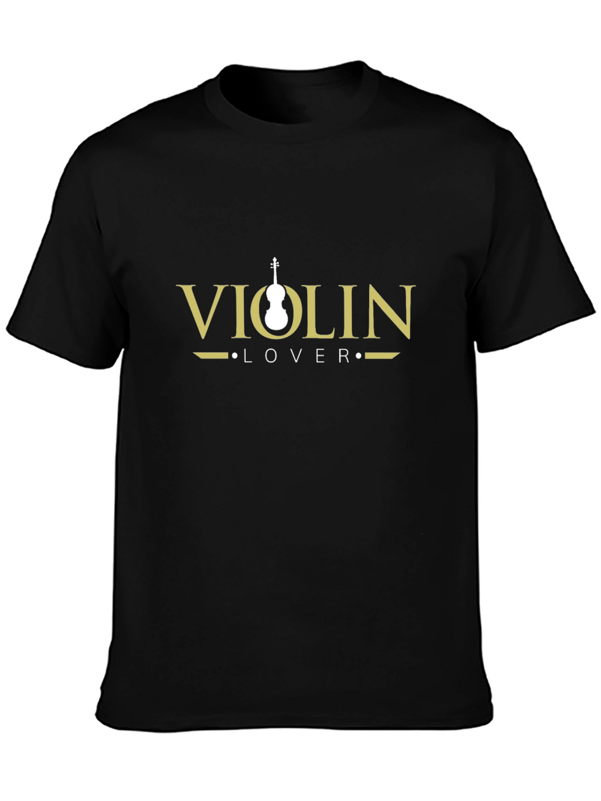 Violin Lover Black T-Shirt