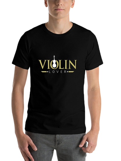 Violin Lover Black T-Shirt