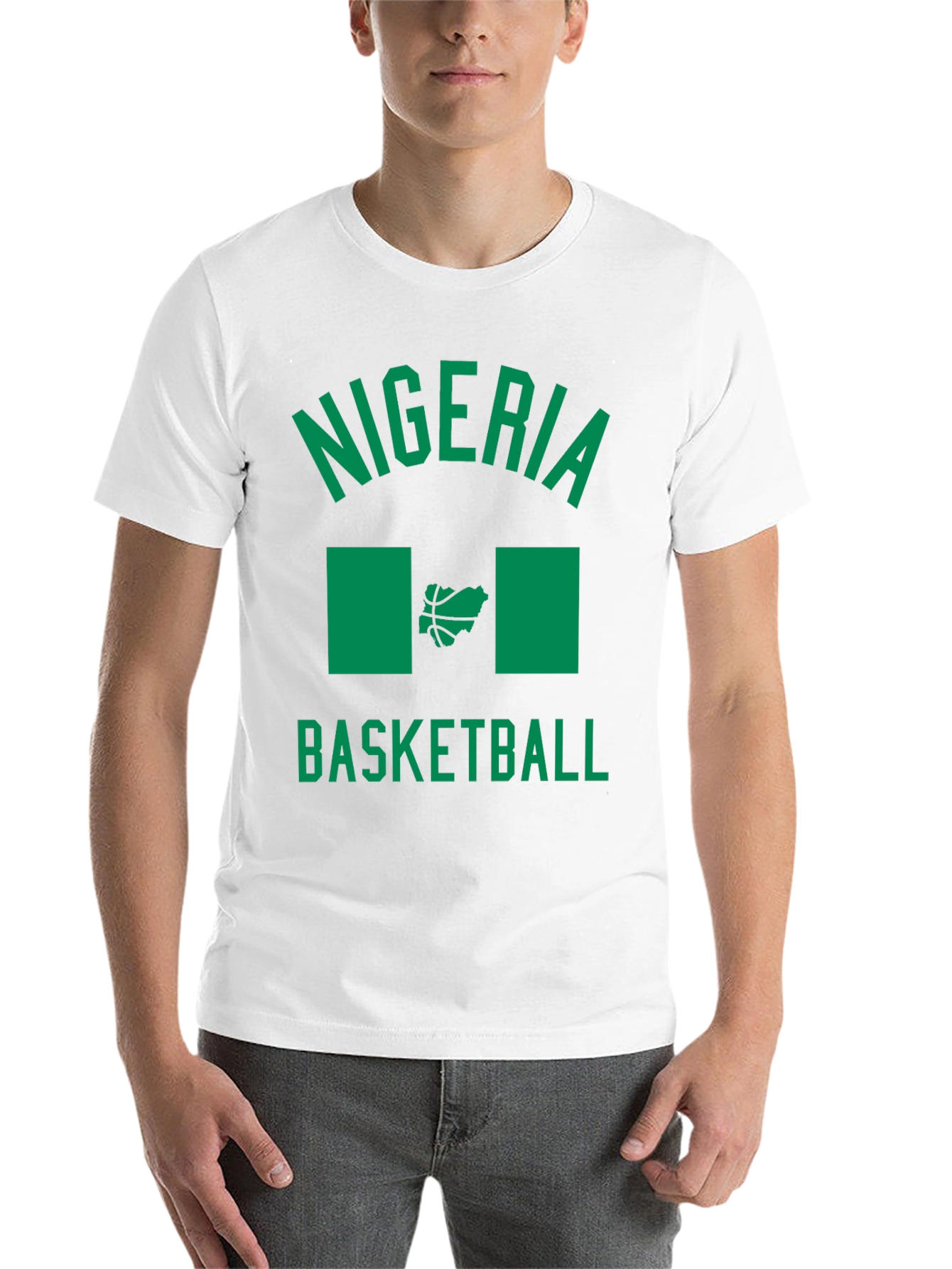 Nigeria Basketball Graphic T-Shirt