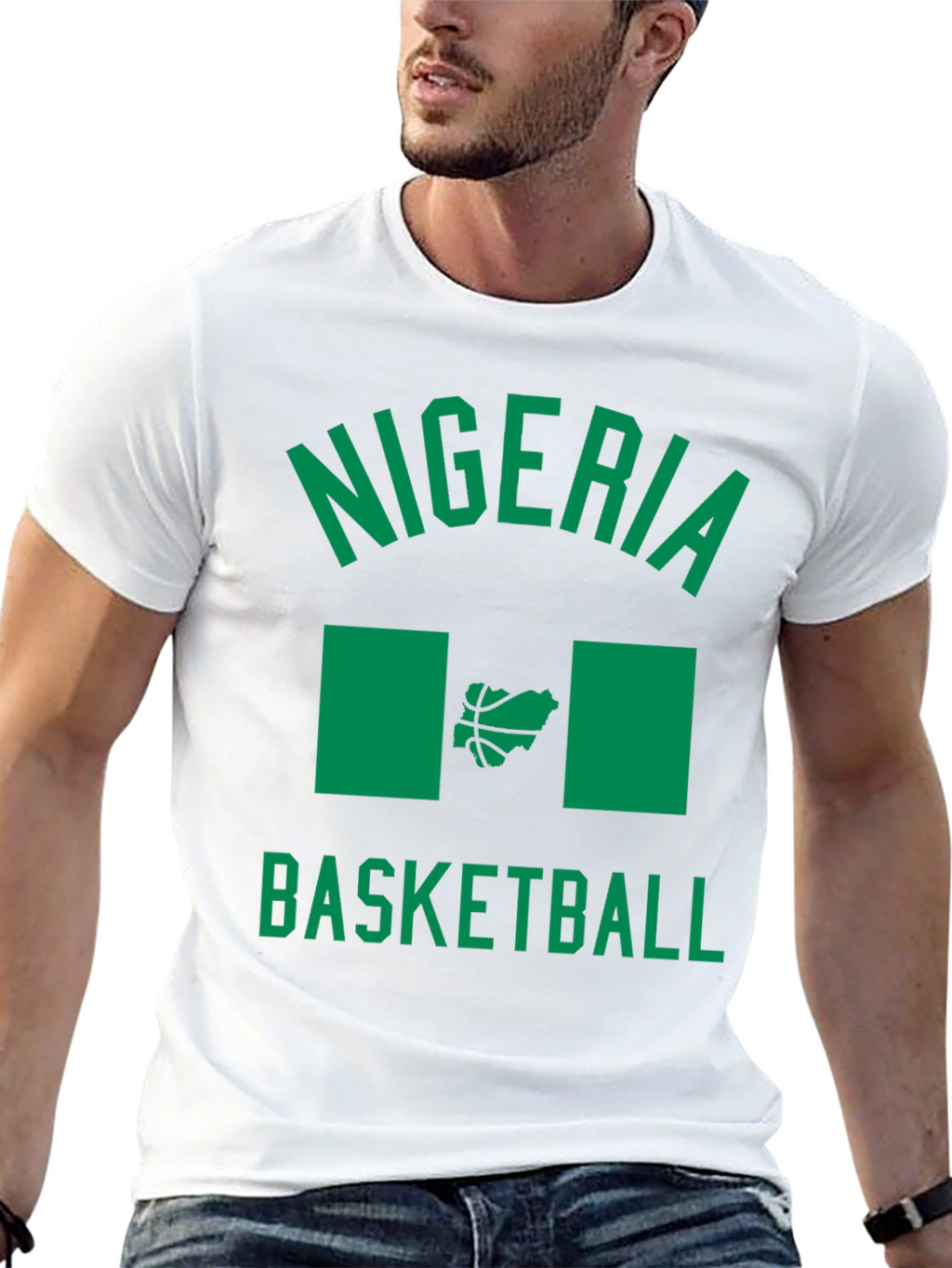 Nigeria Basketball Graphic T-Shirt
