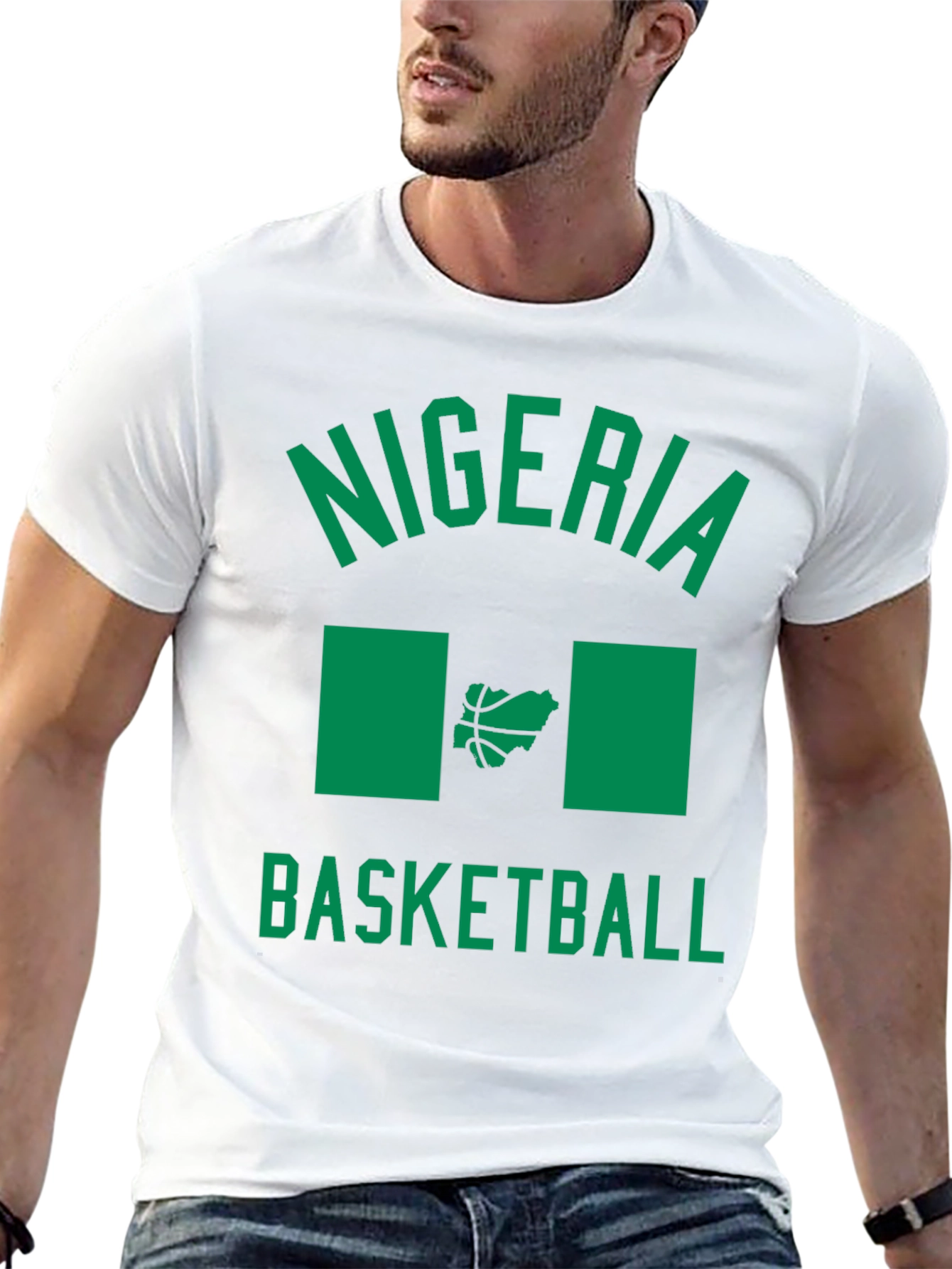Nigeria Basketball Graphic T-Shirt