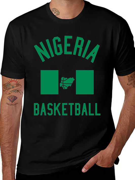 Nigeria Basketball Graphic T-Shirt