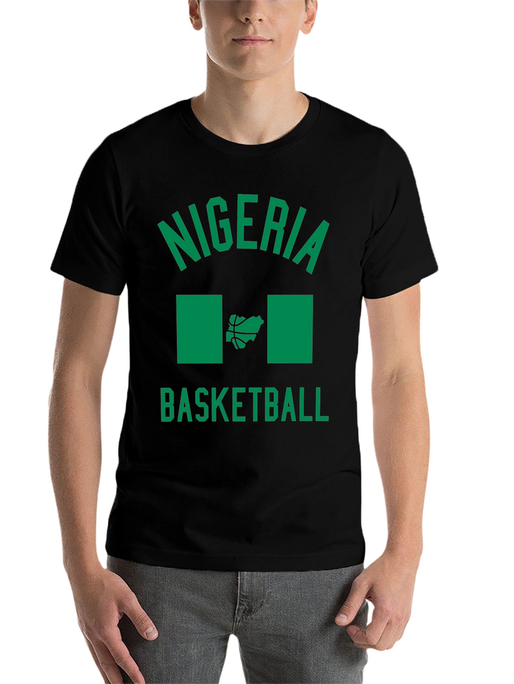 Nigeria Basketball Graphic T-Shirt