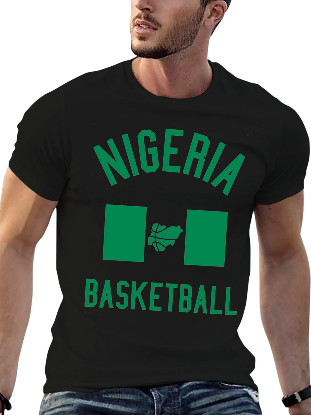 Nigeria Basketball Graphic T-Shirt