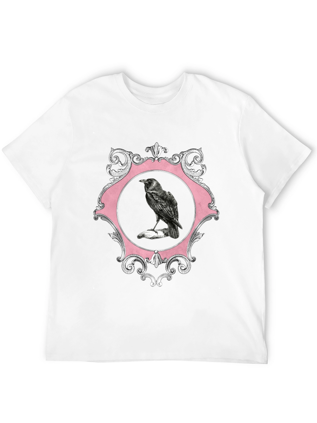 Raven Framed Graphic Tee - Mens Black T-Shirt