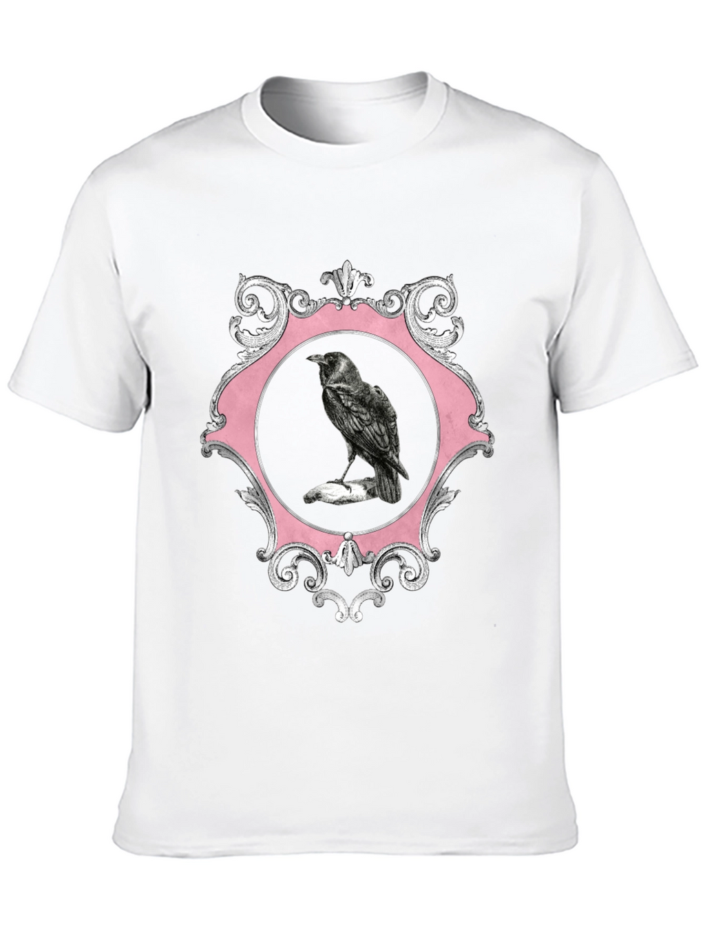 Raven Framed Graphic Tee - Mens Black T-Shirt