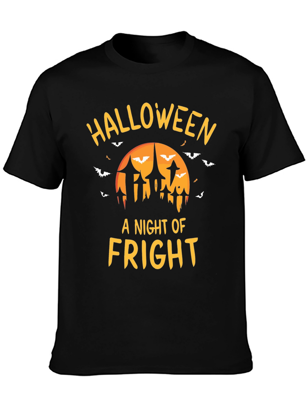 Halloween Fright Night Graphic T-Shirt