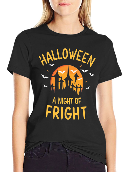 Halloween Fright Night Graphic T-Shirt