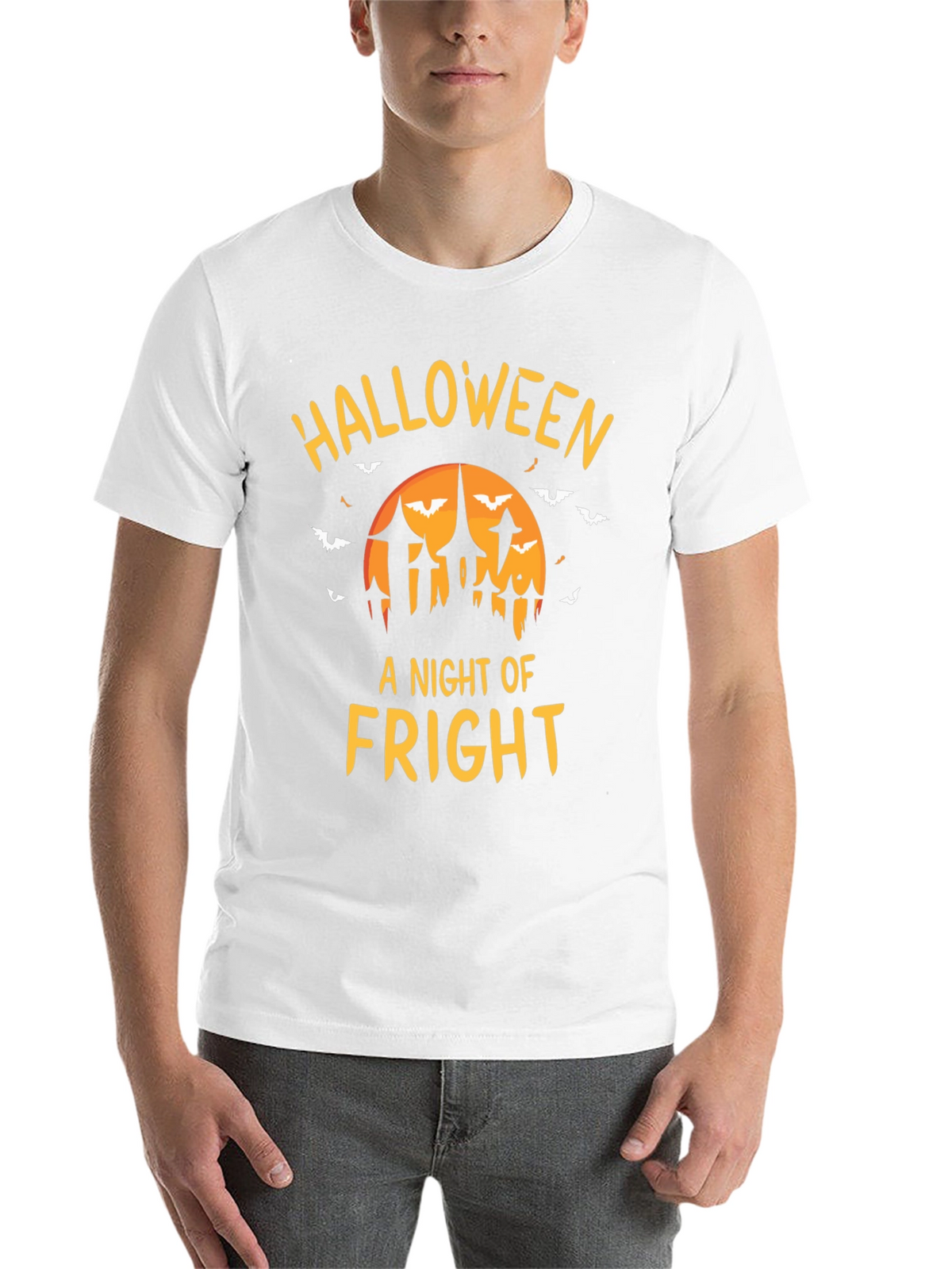 Halloween Fright Night Graphic T-Shirt
