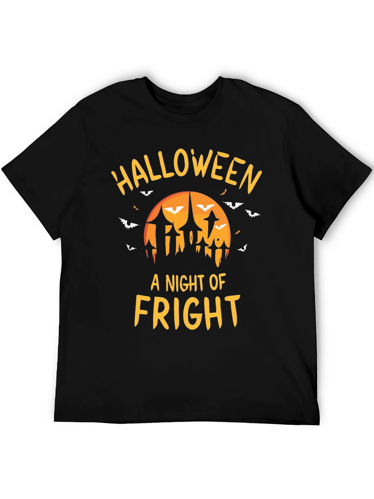 Halloween Fright Night Graphic T-Shirt