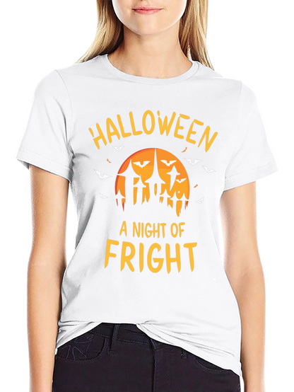 Halloween Fright Night Graphic T-Shirt