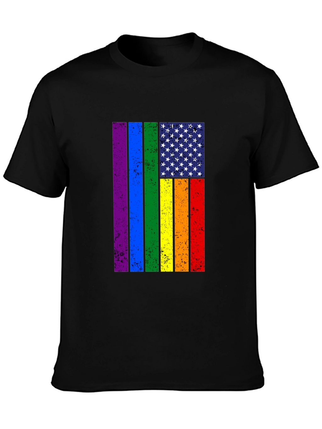 Rainbow Flag USA Pride T-Shirt