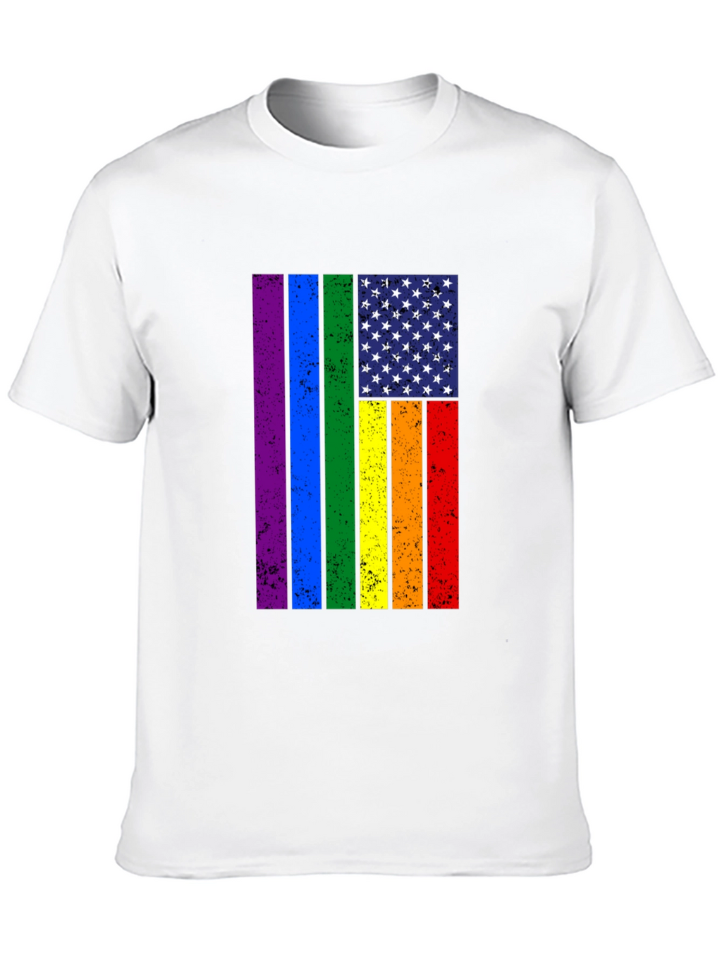 Rainbow Flag USA Pride T-Shirt