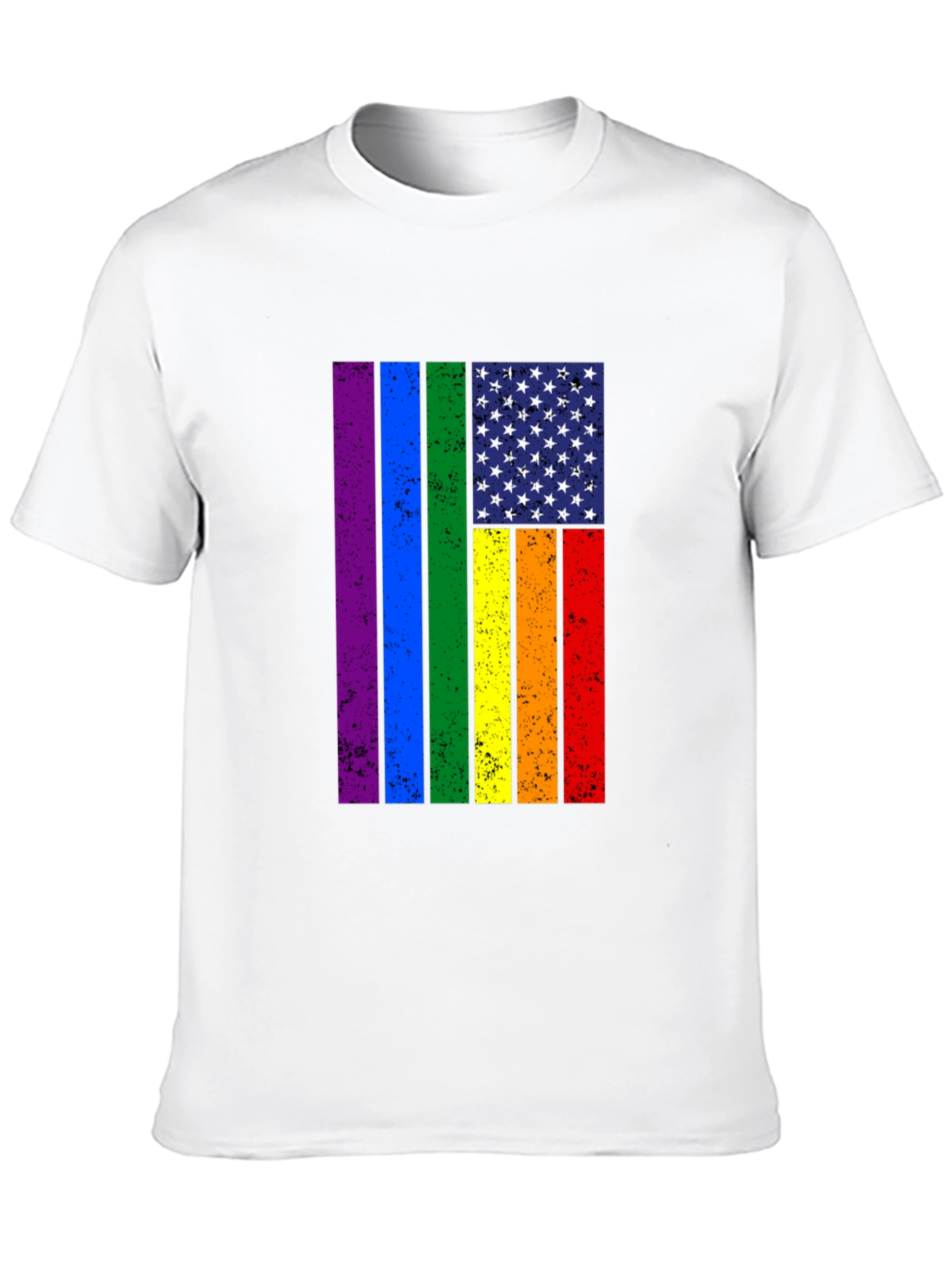 Rainbow Flag USA Pride T-Shirt