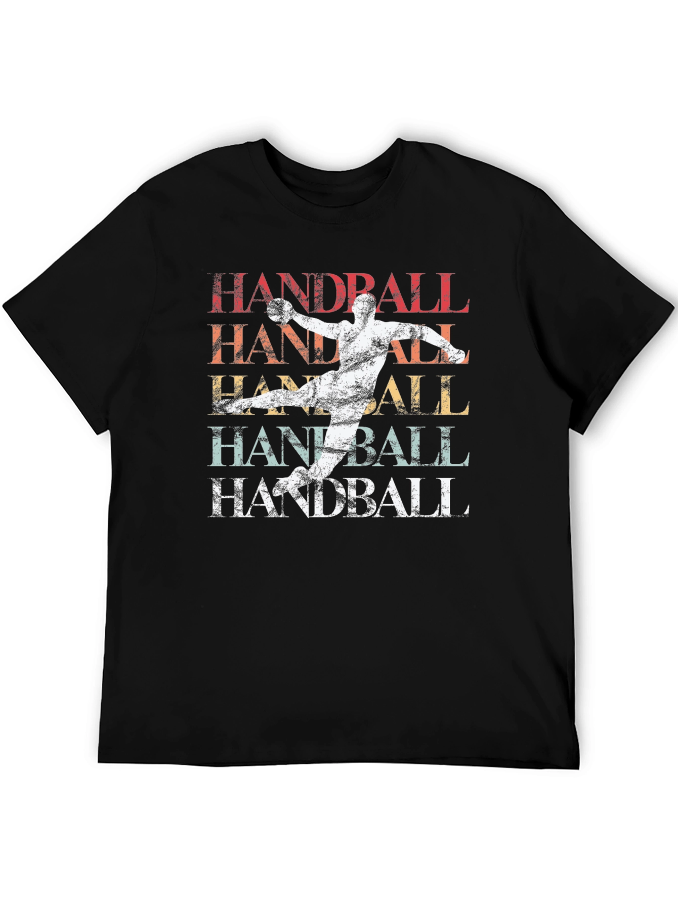 Handball Retro Style Graphic T-Shirt