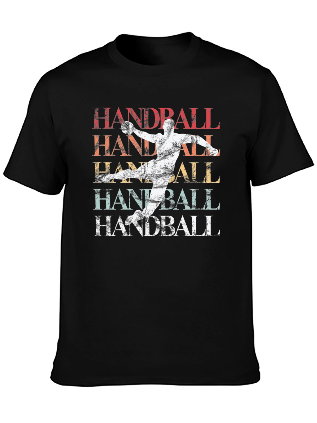 Handball Retro Style Graphic T-Shirt