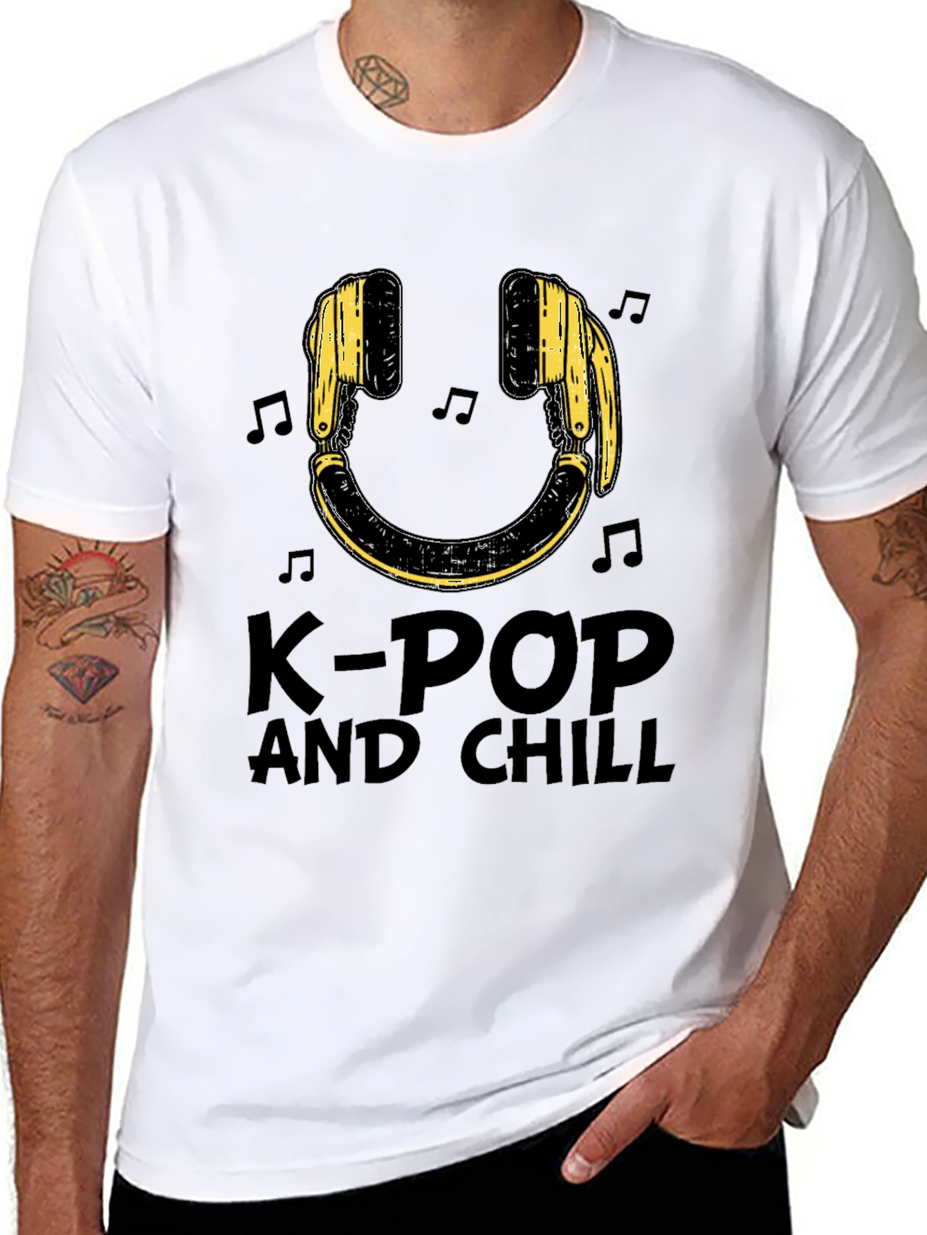 K-Pop and Chill Graphic Tee
