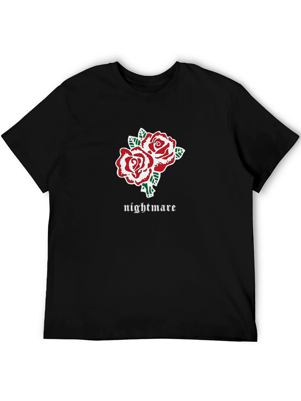 Nightmare Roses Graphic Tee - Black