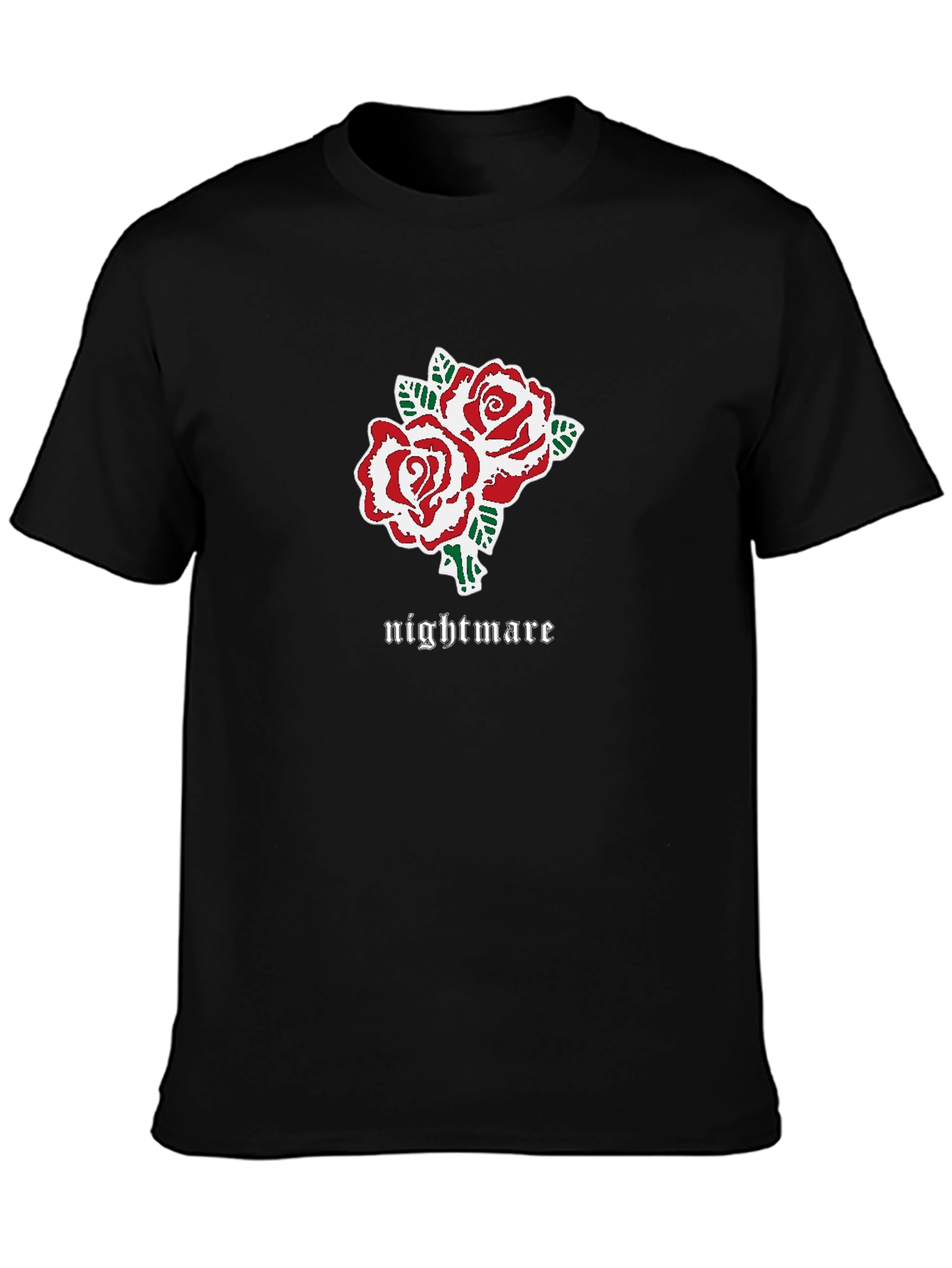 Nightmare Roses Graphic Tee - Black