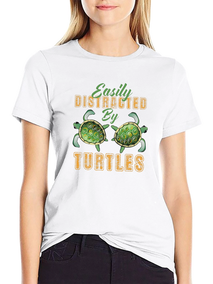 Easily Distracted by Turtles T-Shirt
