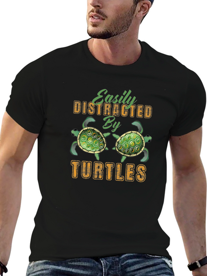 Easily Distracted by Turtles T-Shirt
