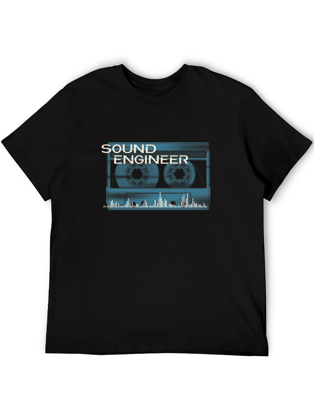 Sound Engineer Cassette Tape Graphic T-Shirt