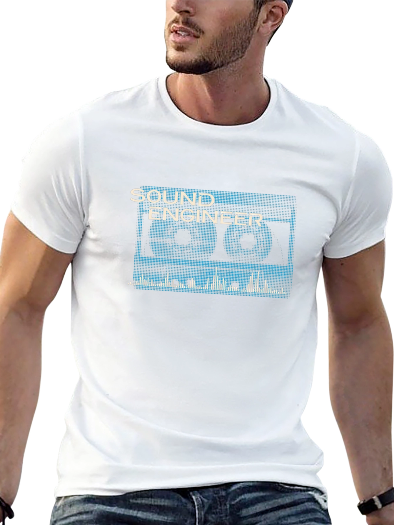Sound Engineer Cassette Tape Graphic T-Shirt