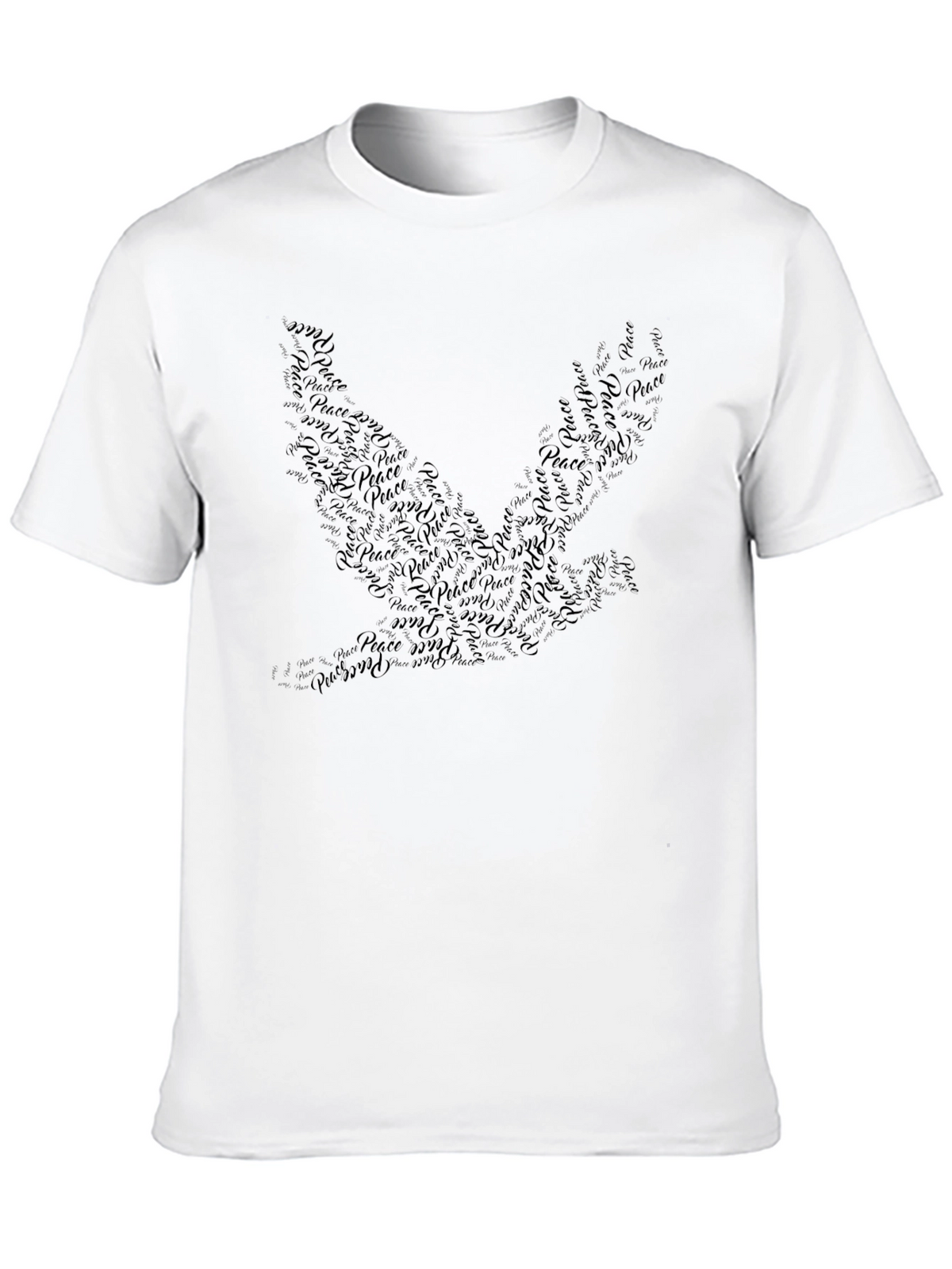 Dove Peace Symbol Graphic Tee - Stylish Mens Shirt