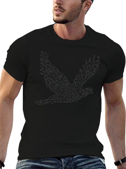 Dove Peace Symbol Graphic Tee - Stylish Mens Shirt