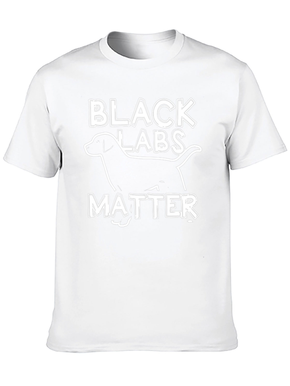 Black Labs Matter T-Shirt Funny Dog Tee