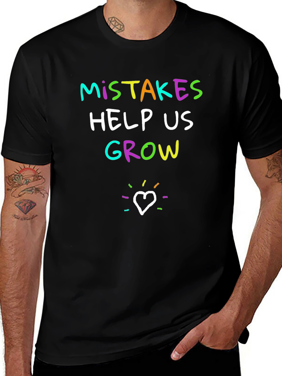 Mistakes Help Us Grow Graphic Tee