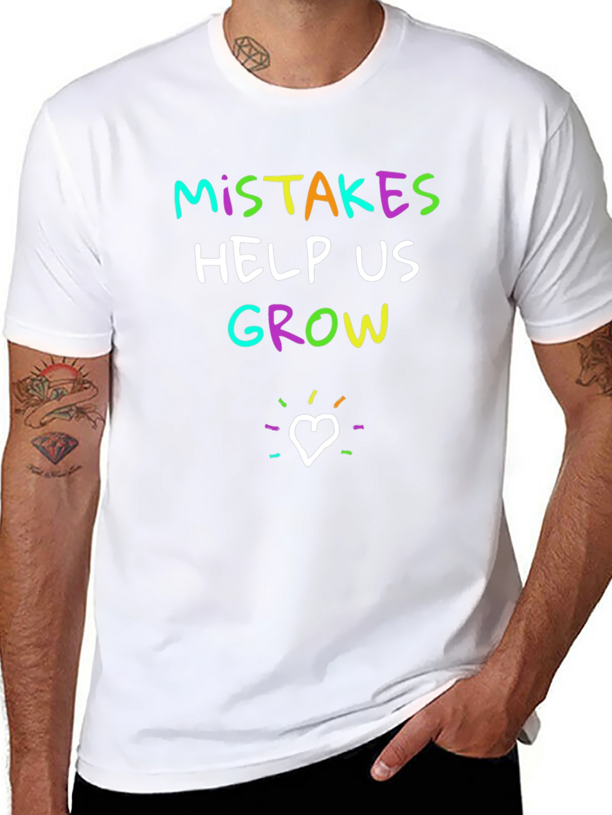 Mistakes Help Us Grow Graphic Tee
