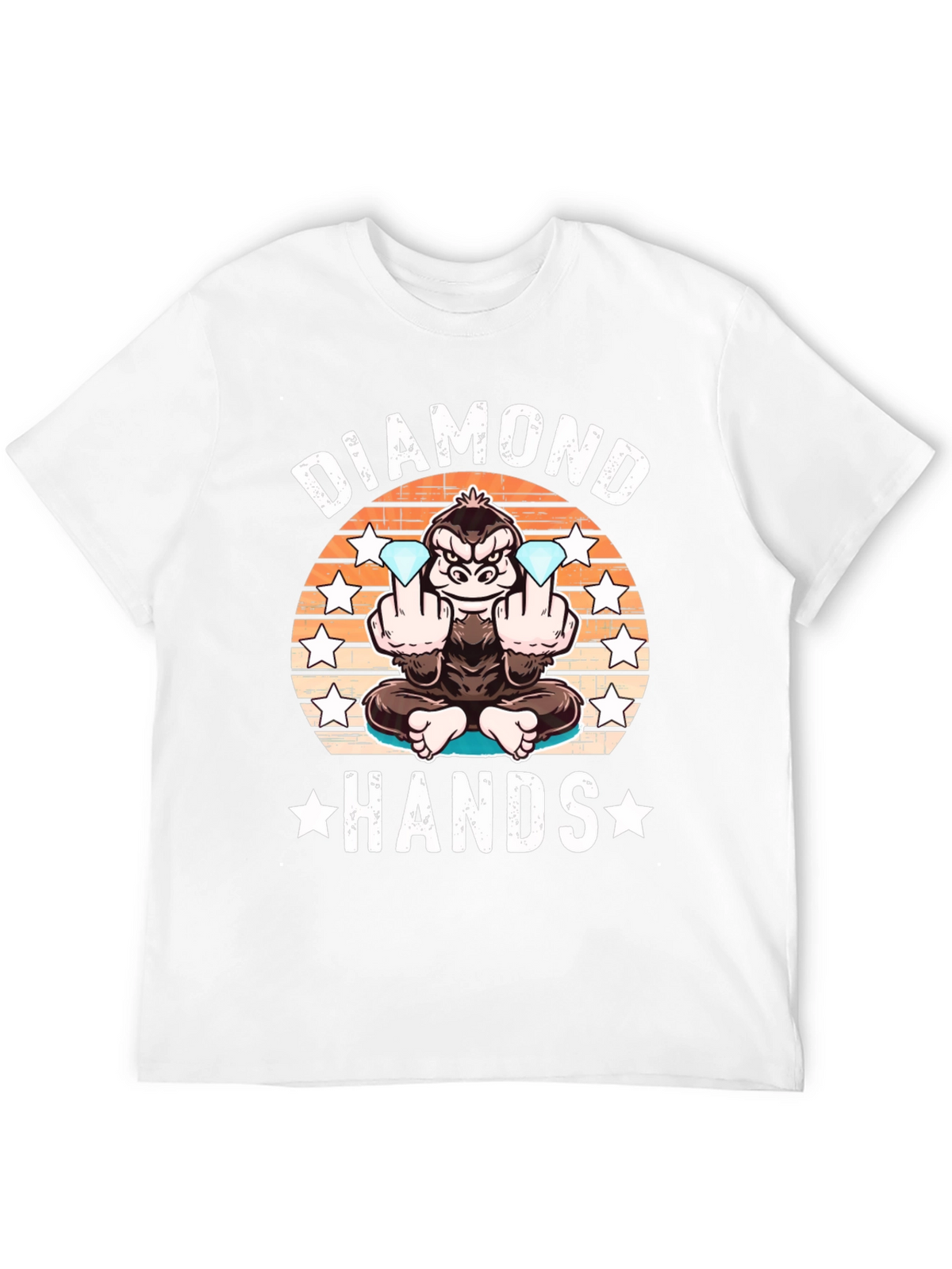 Diamond Hands Gorilla Graphic Tee