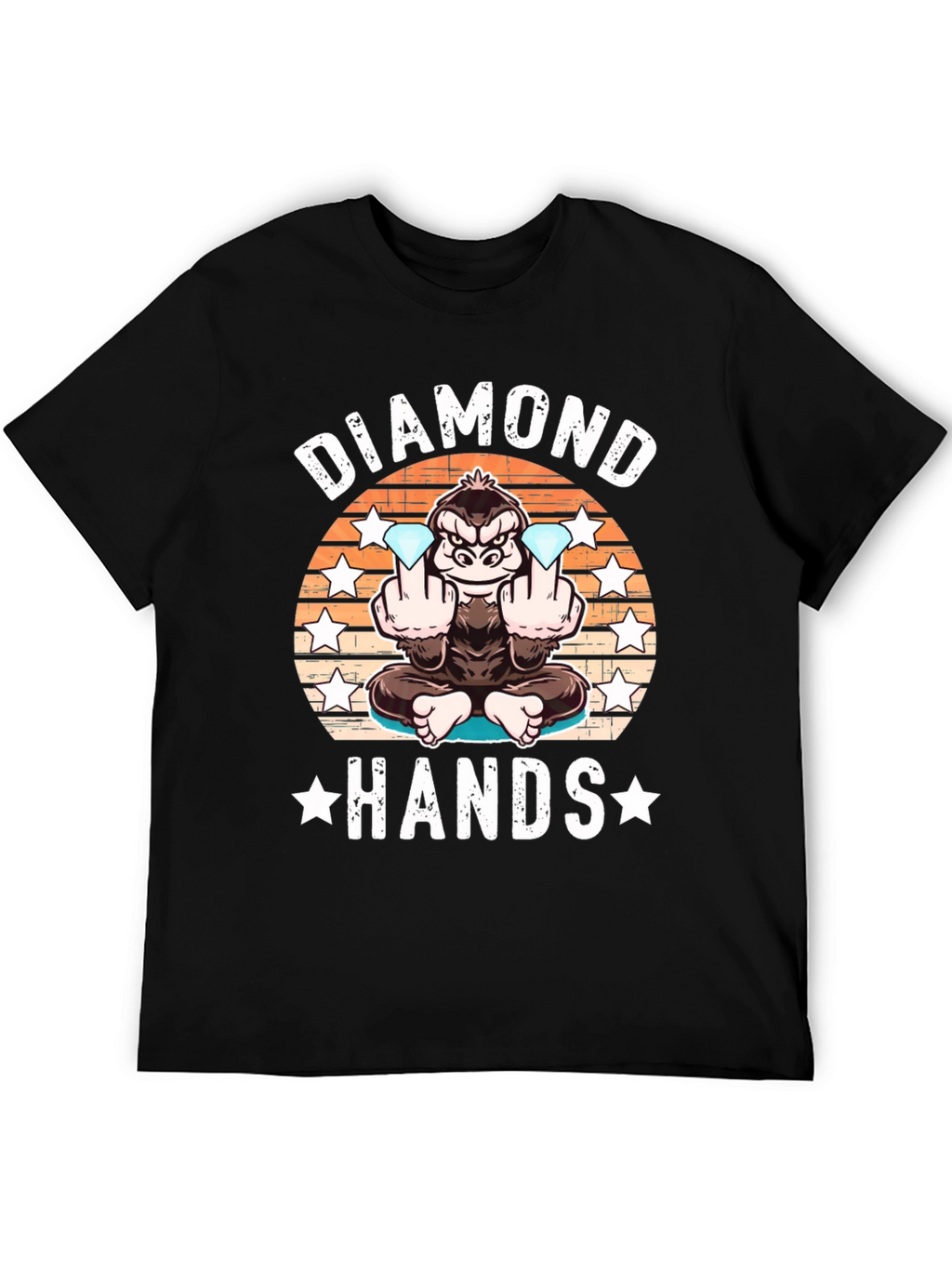 Diamond Hands Gorilla Graphic Tee