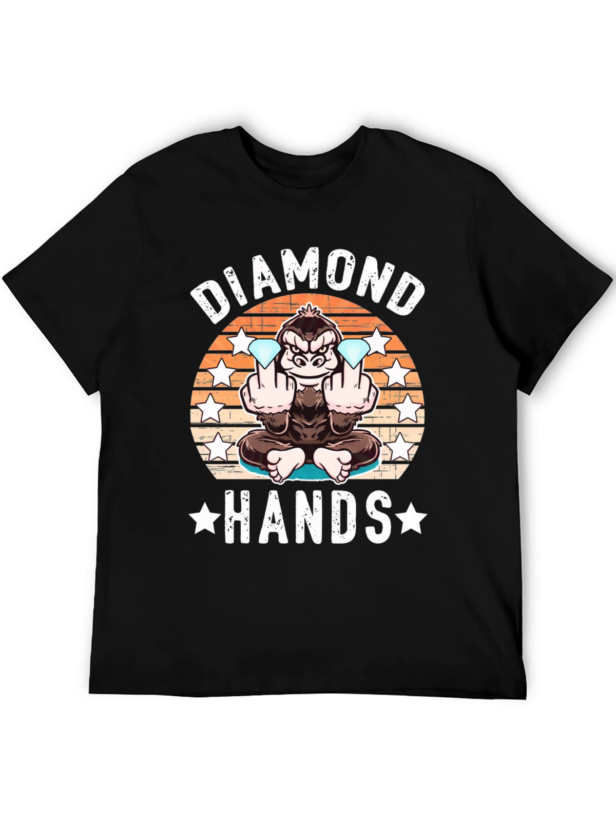 Diamond Hands Gorilla Graphic Tee