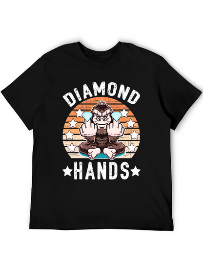 Diamond Hands Gorilla Graphic Tee