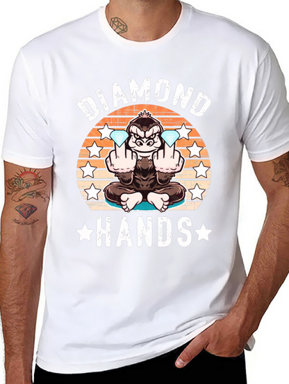 Diamond Hands Gorilla Graphic Tee