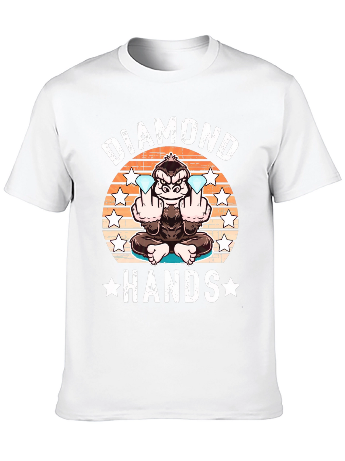 Diamond Hands Gorilla Graphic Tee