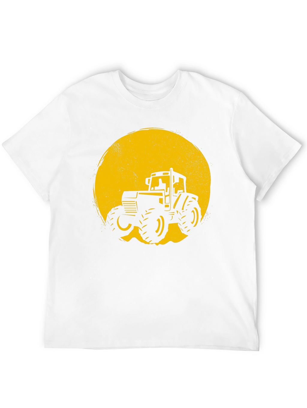Tractor Graphic Tee - Black Cotton Blend