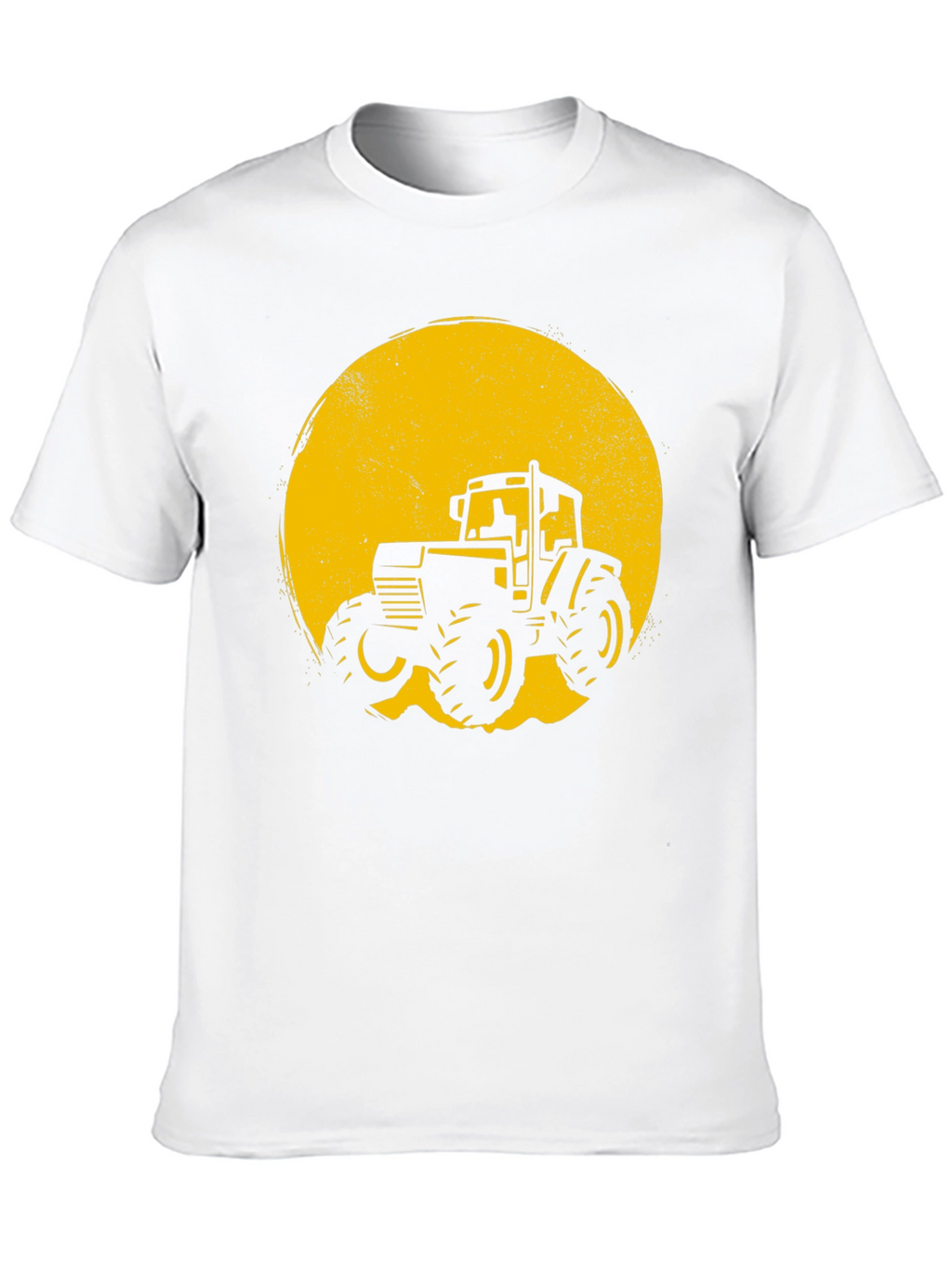 Tractor Graphic Tee - Black Cotton Blend