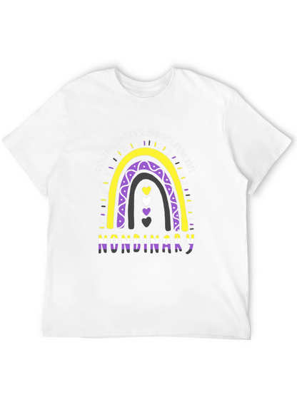 Nonbinary Pride Rainbow T-Shirt
