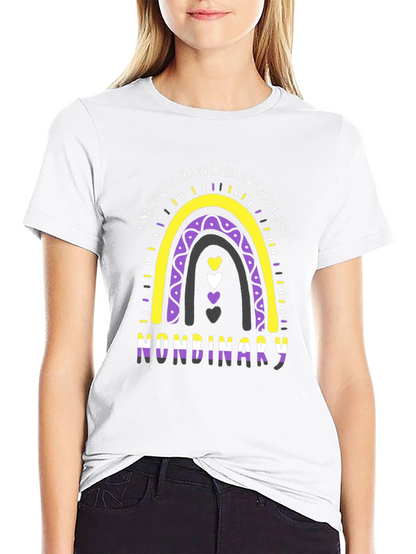 Nonbinary Pride Rainbow T-Shirt