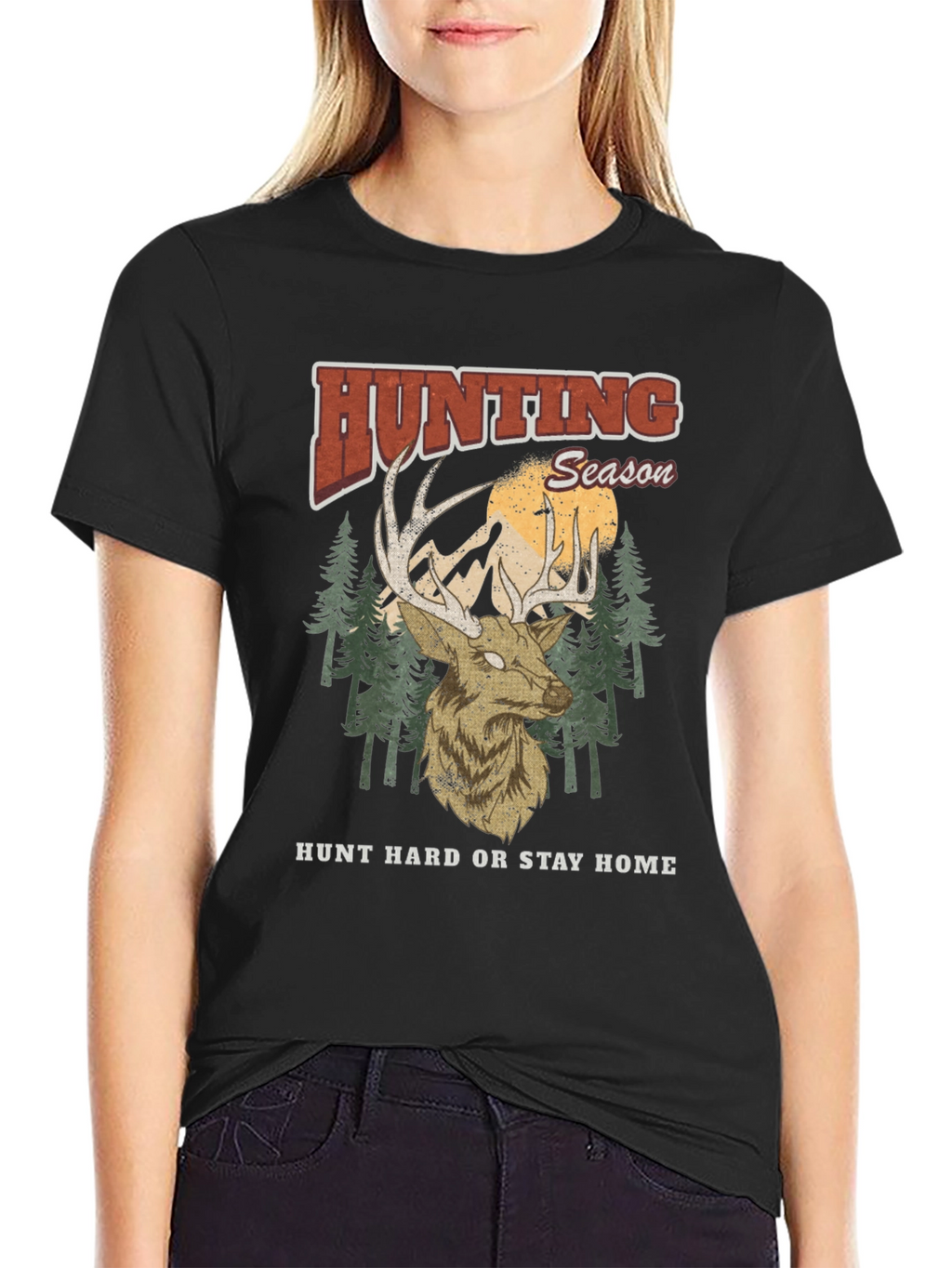 Hunting Season Deer Graphic T-Shirt